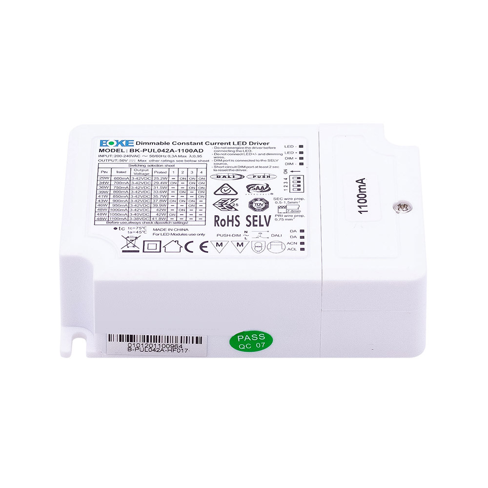 DALI Driver BOKE Ajustable DC3-42V/25-42W/600-1100mA - XauenBatt Iluminación