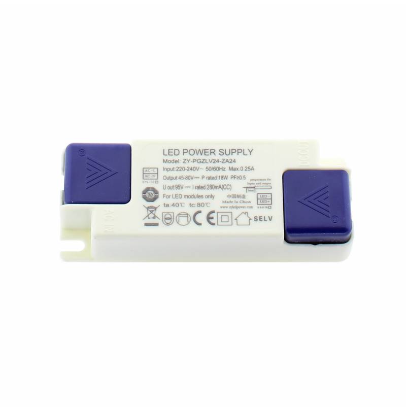 LED Driver DC45-80V/18W/280mA - XauenBatt Iluminación