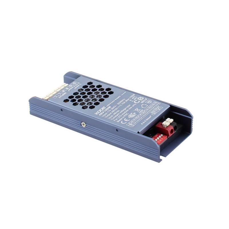 Fuente de alimentación Slim DC48V/100W/2,1A Regulable - XauenBatt Iluminación