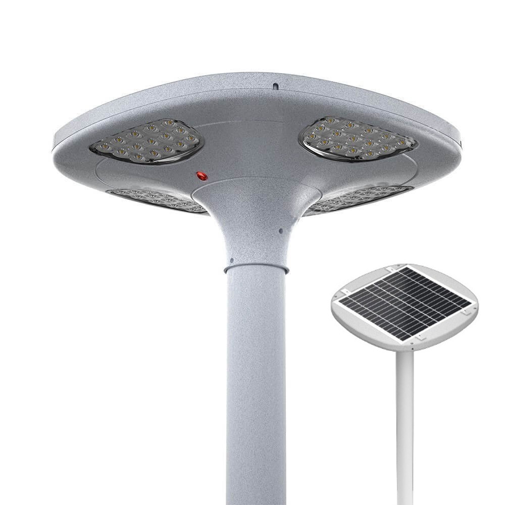 Farola LED Solar URBAN UFO LAND, 100W, Blanco cálido - XauenBatt Iluminación