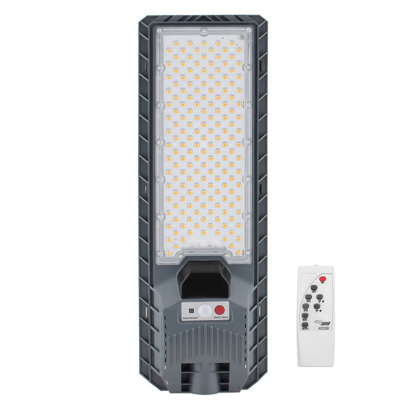 Farola LED Solar BASIC 300W, 3,7V / 4000mAH, Blanco cálido - XauenBatt Iluminación