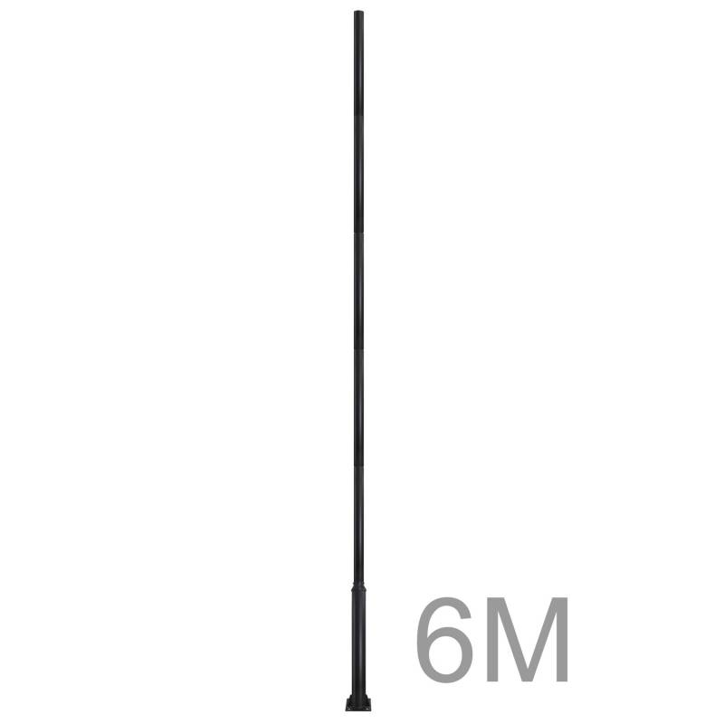 Poste farola acero galvanizado modular 6m - XauenBatt Iluminación
