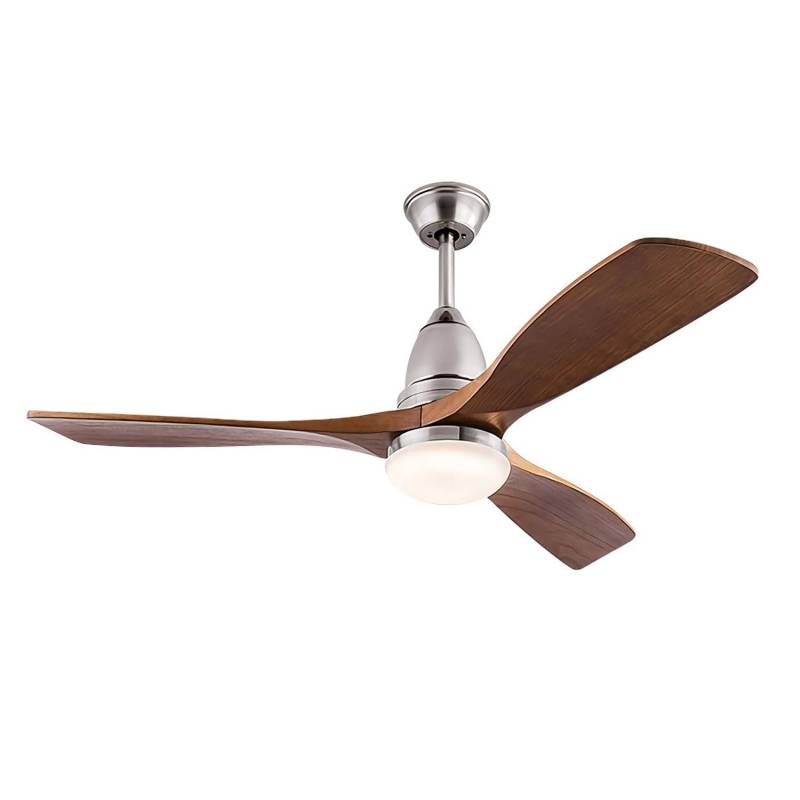Ventilador de techo con led EOLO 3 palas de madera - XauenBatt Iluminación