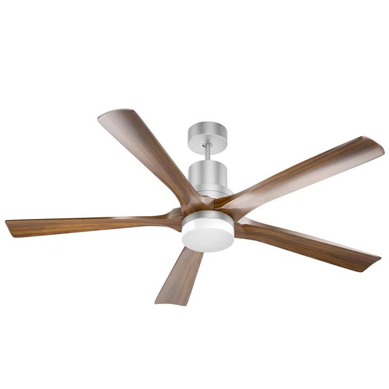 Ventilador de techo con led EOLO 5 palas de madera - XauenBatt Iluminación