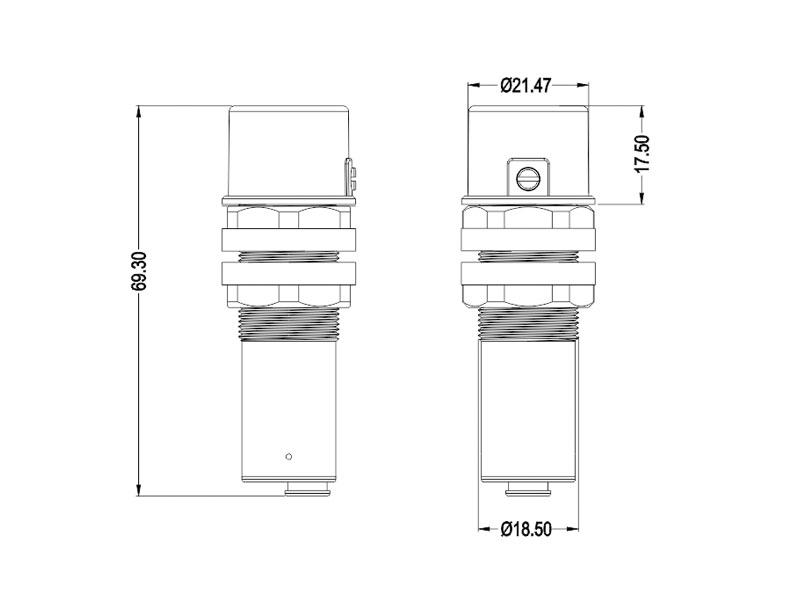 Sensores led 11601-23 esquema