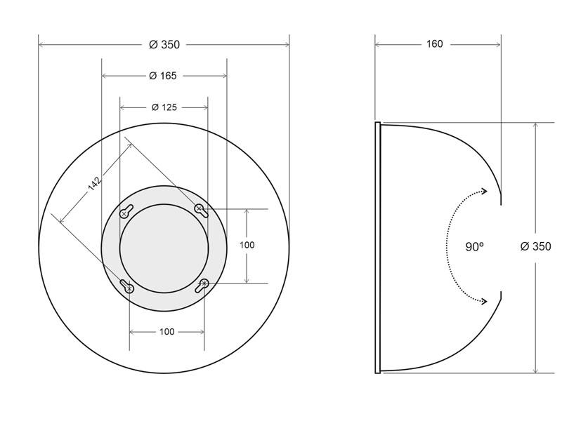 Campanas led industriales 11601-39 esquema