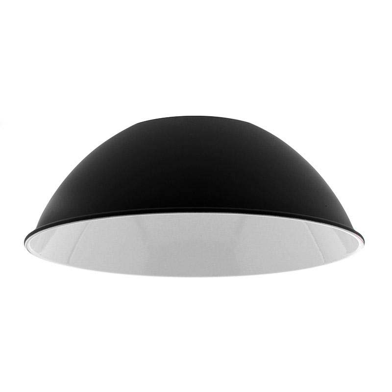 Reflector aluminio 90º para lámpara industrial, Ø174mm, negro - XauenBatt Iluminación