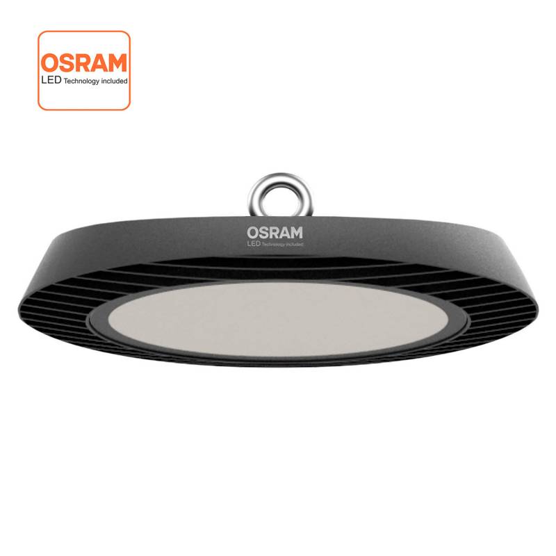 Campana Industrial UFO Slim 200W-150W-100W, Chipled OSRAM, regulable, Blanco frío - XauenBatt Iluminación