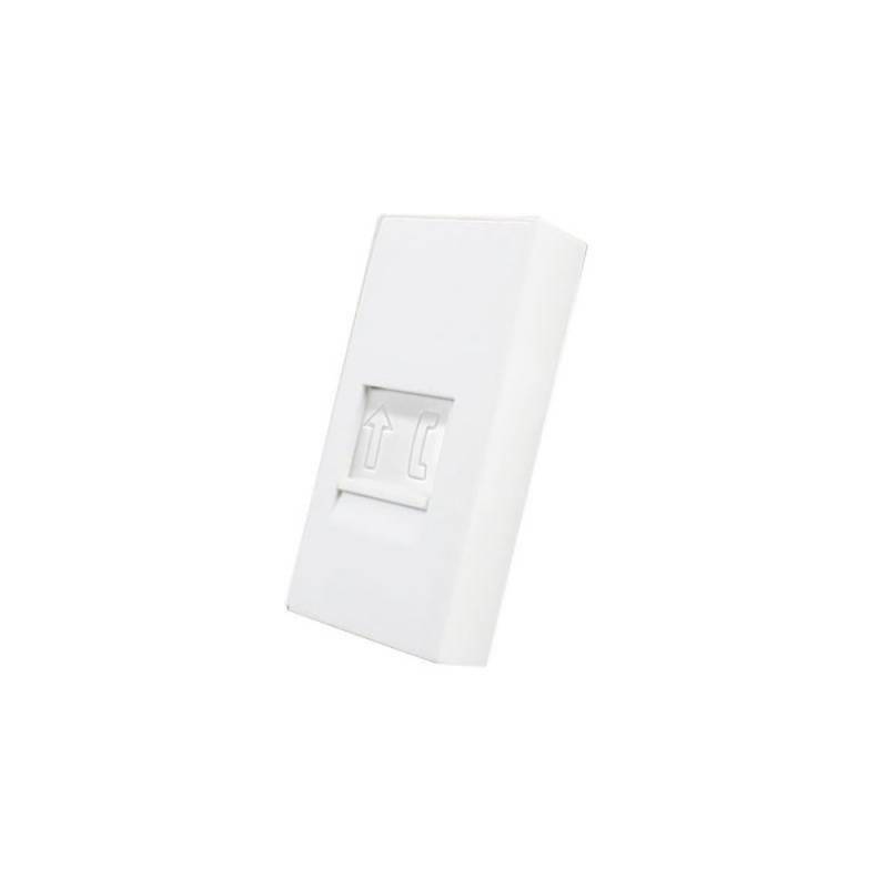 Conector Teléfono RJ11 blanco para mecanismo de empotrar LIVOLO - XauenBatt Iluminación