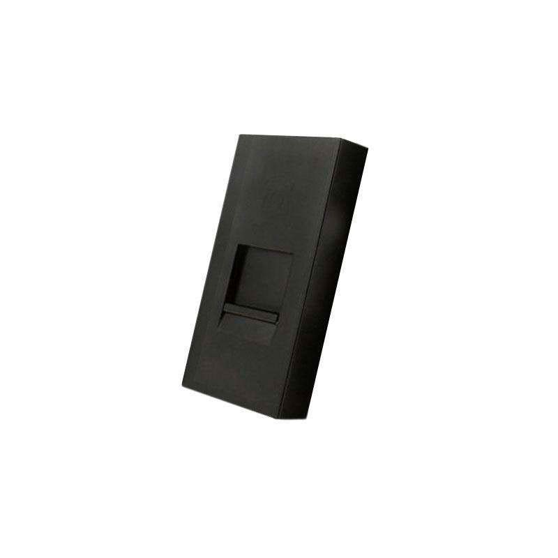 Conector Teléfono RJ11 negro para mecanismo de empotrar LIVOLO - XauenBatt Iluminación