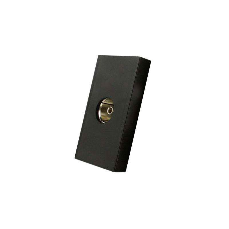 Conector TV negro para mecanismo de empotrar LIVOLO - XauenBatt Iluminación