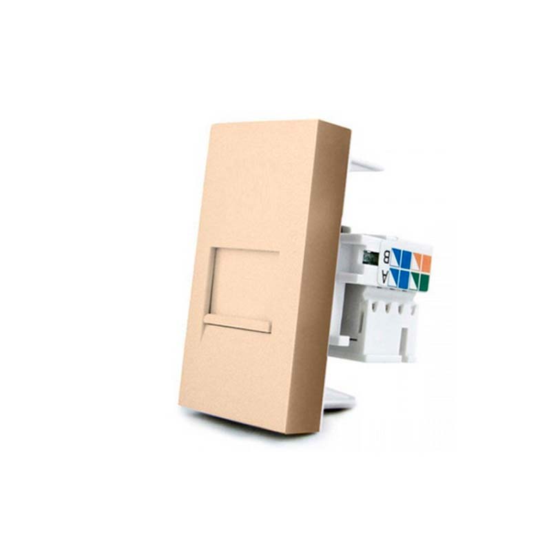 Conector Red RJ45 golden para mecanismo de empotrar LIVOLO - XauenBatt Iluminación