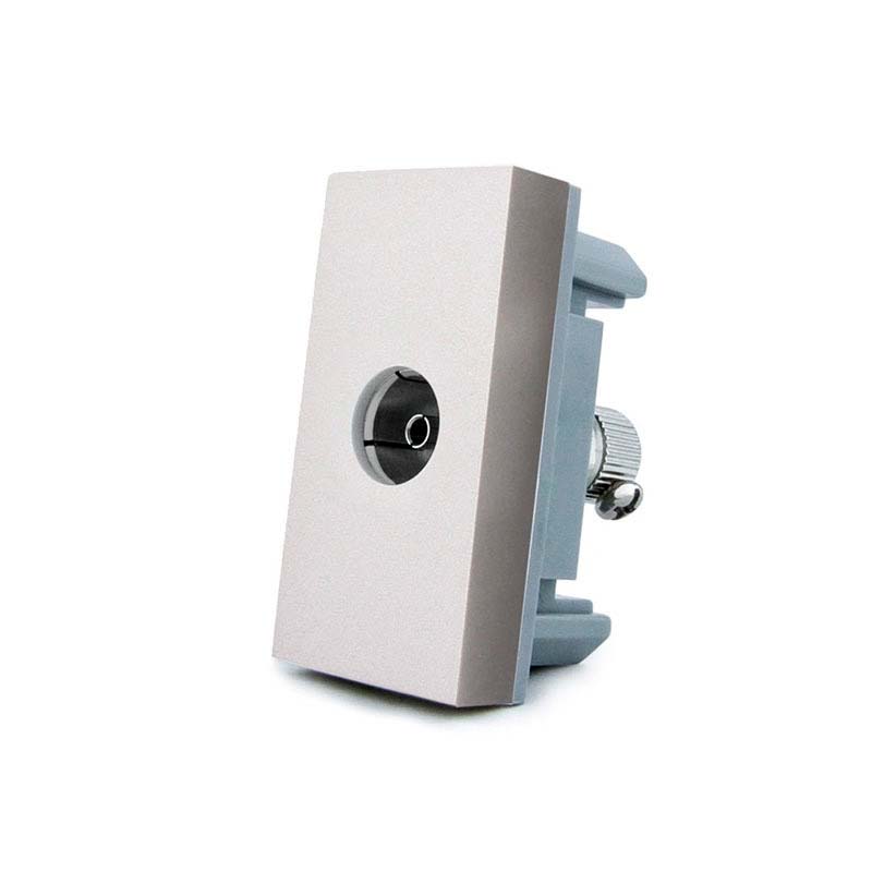 Conector TV gris para mecanismo de empotrar LIVOLO - XauenBatt Iluminación