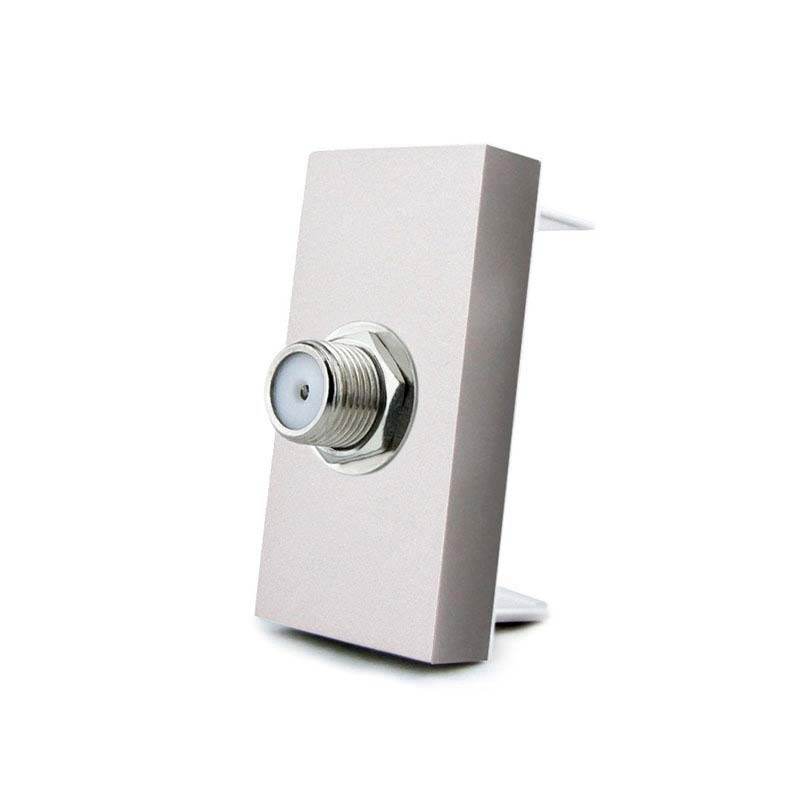 Conector SAT gris para mecanismo de empotrar LIVOLO - XauenBatt Iluminación