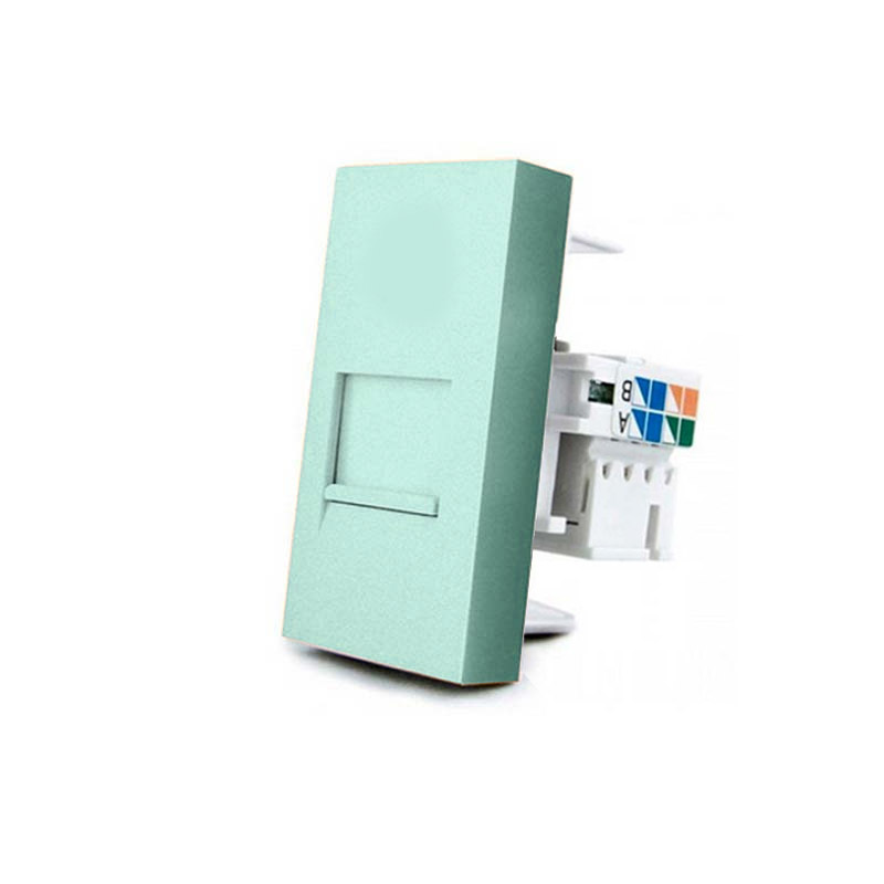 Conector Red RJ45 verde para mecanismo de empotrar LIVOLO - XauenBatt Iluminación