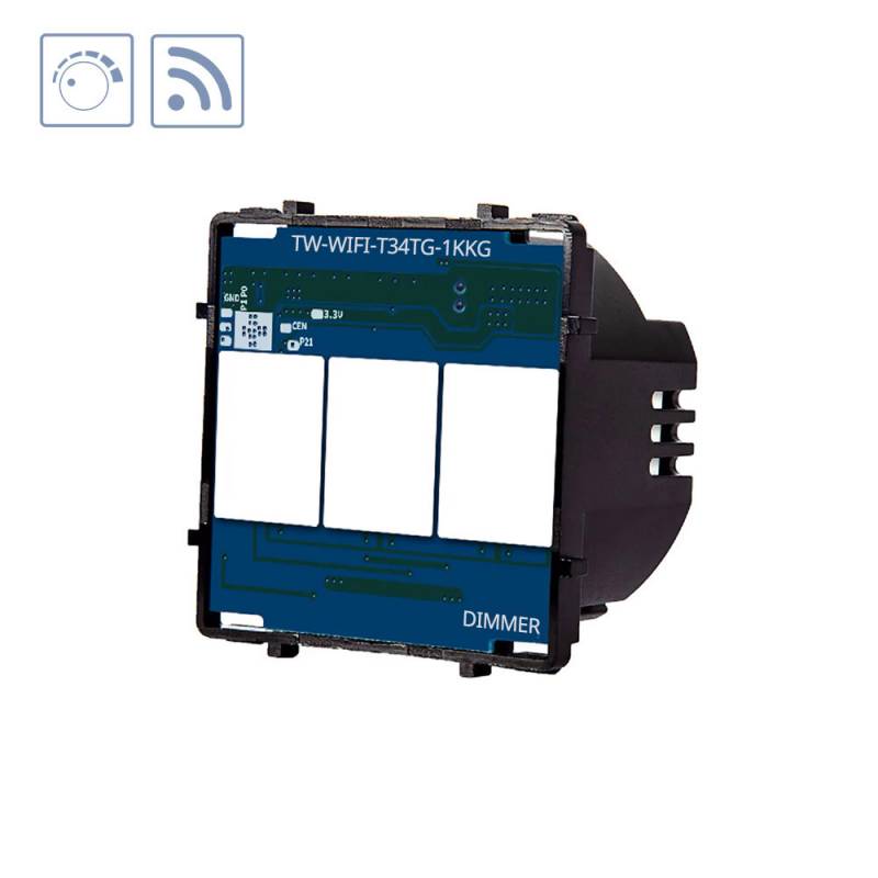 Interruptor táctil con regulador TRIAC Dimmer + WiFi KOOB - XauenBatt Iluminación
