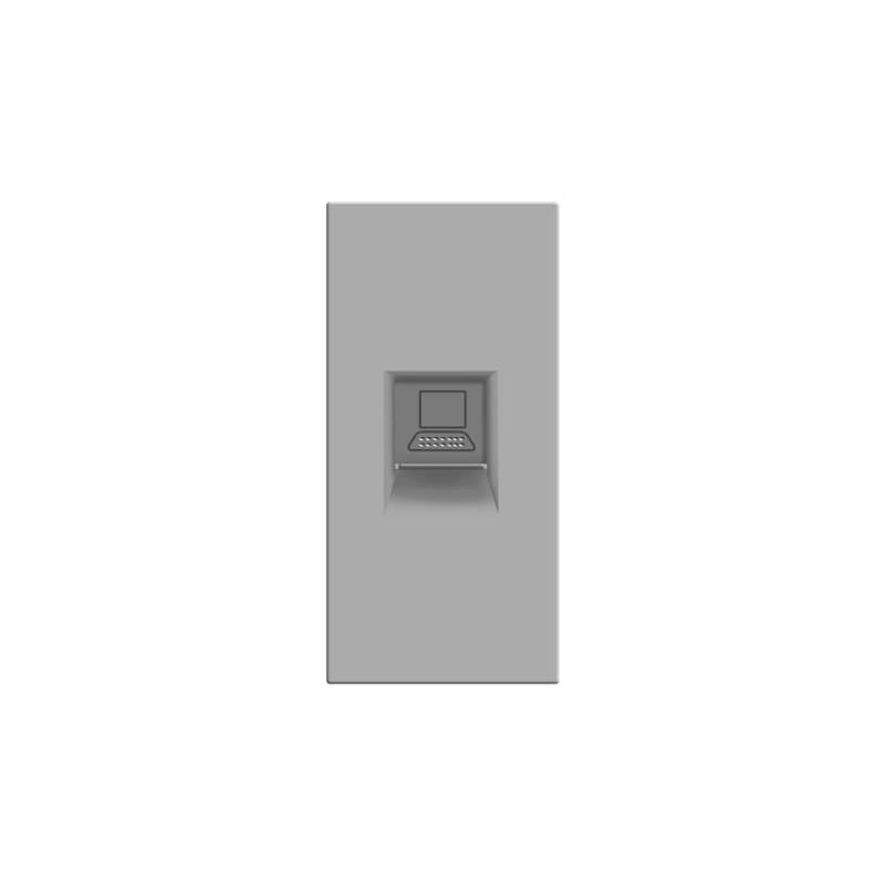 Conector Red RJ45, CAT 6 KOOB, gris - XauenBatt Iluminación