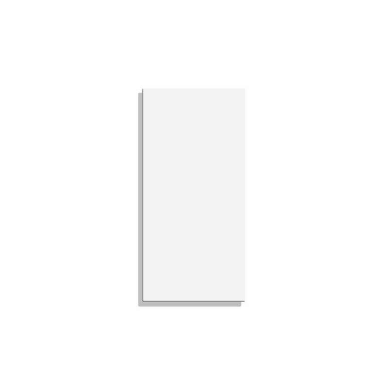 Tapa plástico blanco media tecla KOOB - XauenBatt Iluminación