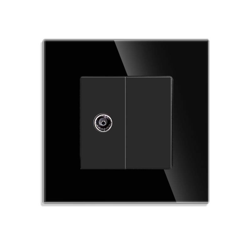 Conector TV, KOOB frontal negro cristal - XauenBatt Iluminación