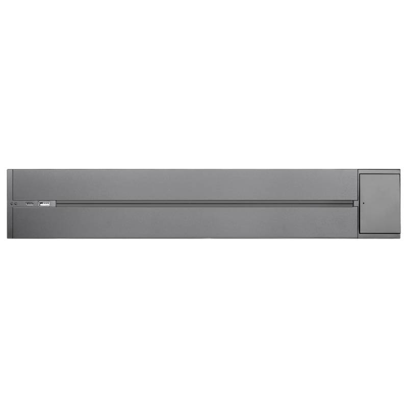 Carril base con interruptor 32A, cargador USB A+C+C, 50cm, gris - XauenBatt Iluminación