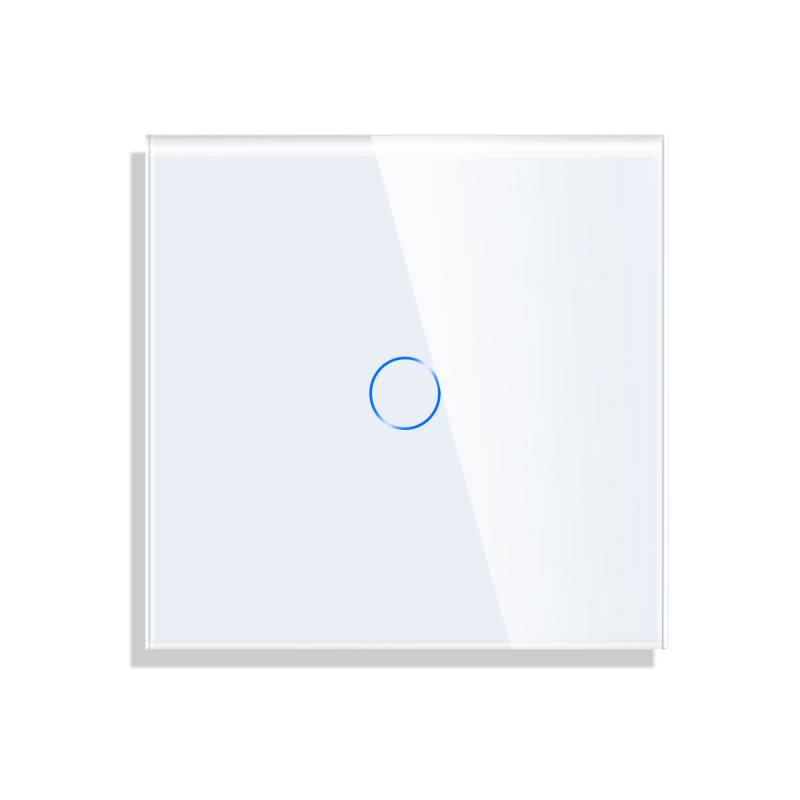 Frontal cristal blanco KOOB 1 botón, 1 Módulo - XauenBatt Iluminación
