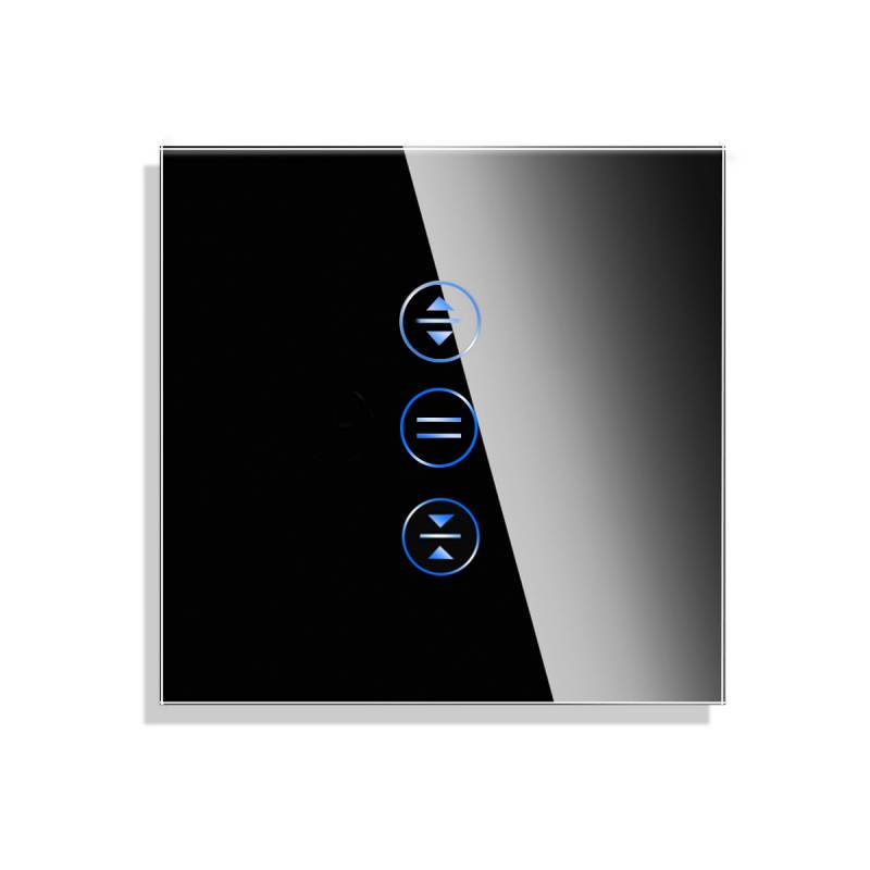 Frontal cristal negro KOOB persianas, 1 Módulo - XauenBatt Iluminación