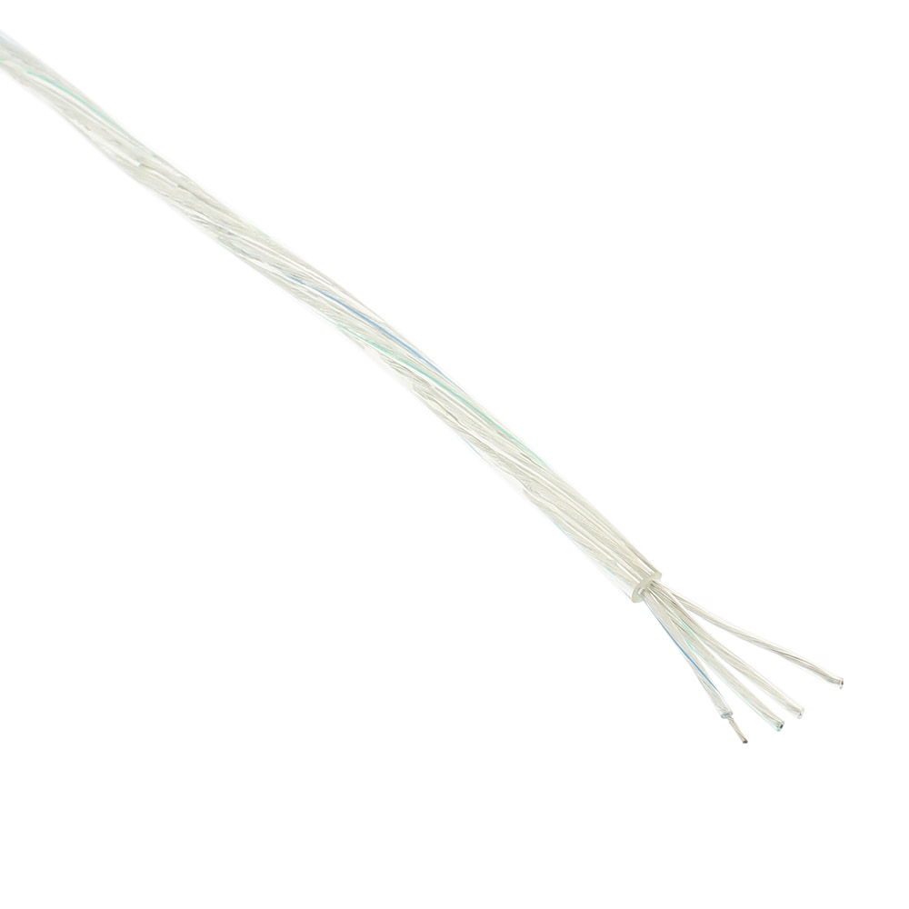 Cable redondo transparente 4x0,75mm RGB, 1m - XauenBatt Iluminación