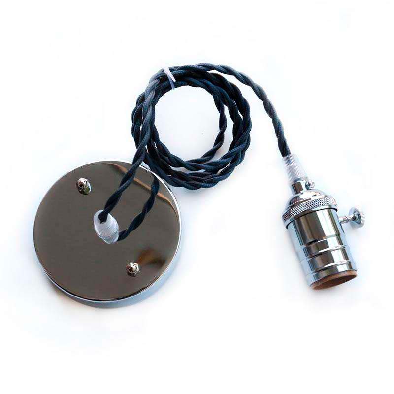 Cable decorativo KALL CROMO colgante para techo - XauenBatt Iluminación