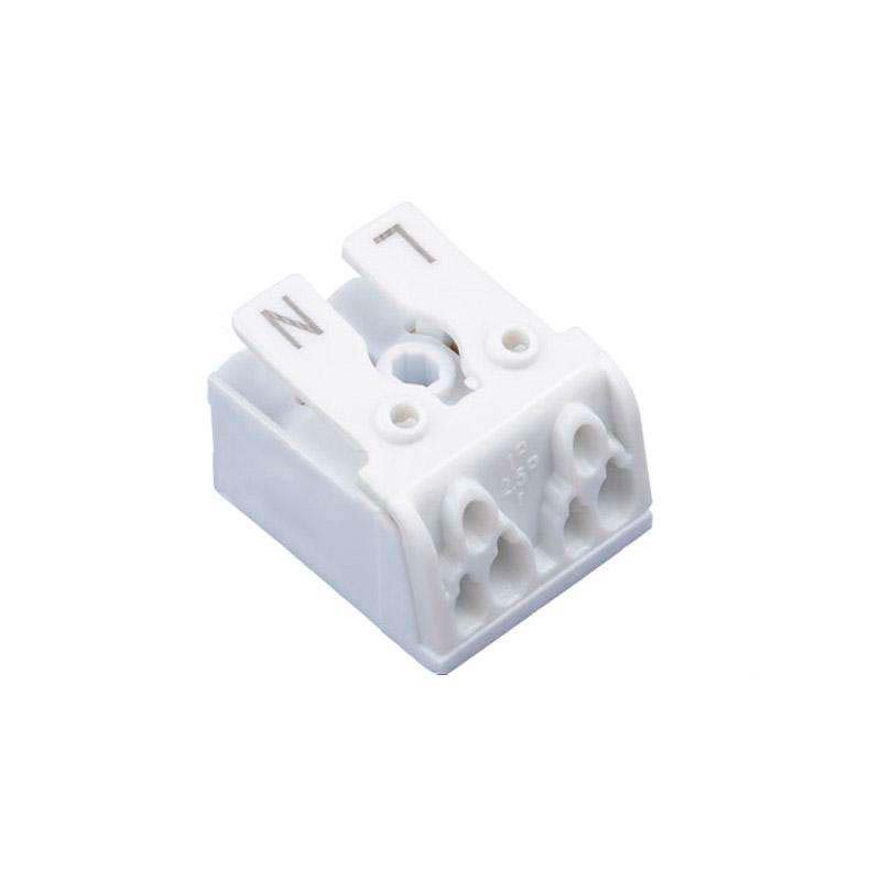 Conector rápido 863-2 para 2 cables 0.5-2.5mm2 - XauenBatt Iluminación