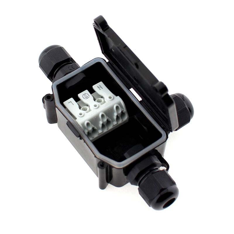 Caja estanca IP65 para conexiones triples CLIP - XauenBatt Iluminación