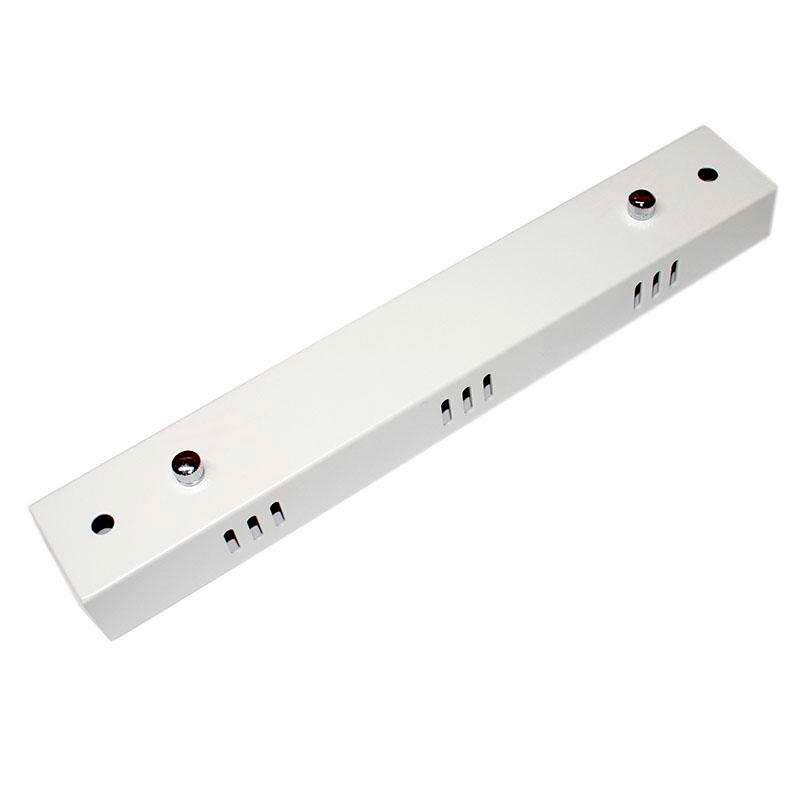 Florón rectangular blanco 400x60mm - XauenBatt Iluminación