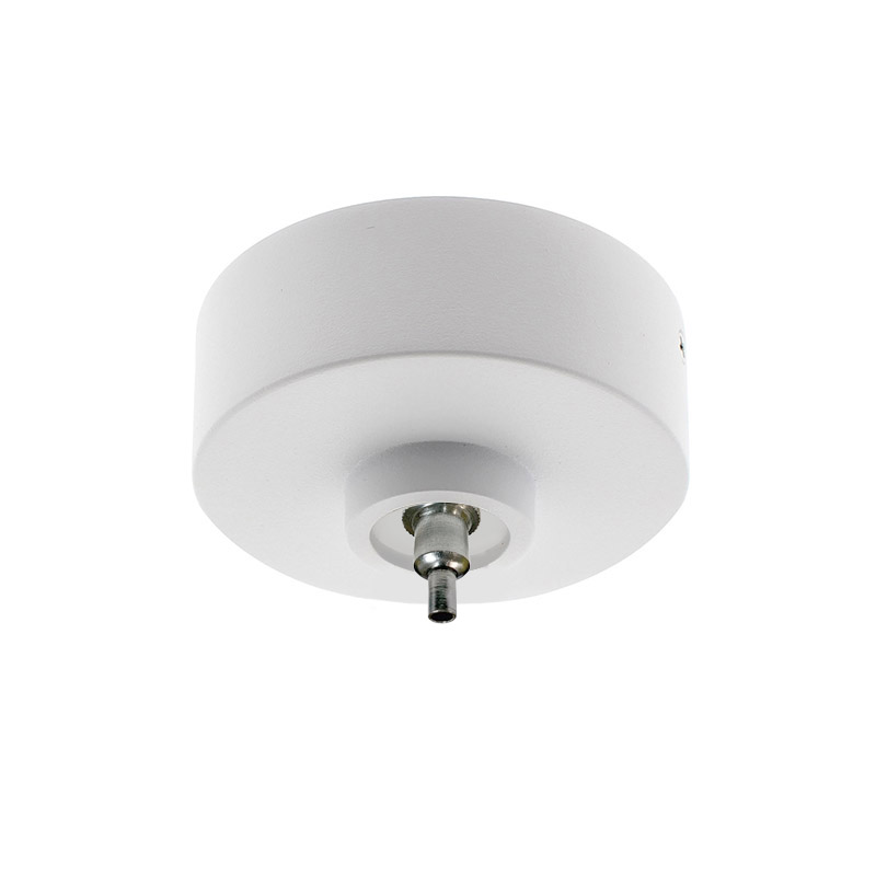 Florón redondo blanco, Ø75mm, Ø3mm - XauenBatt Iluminación