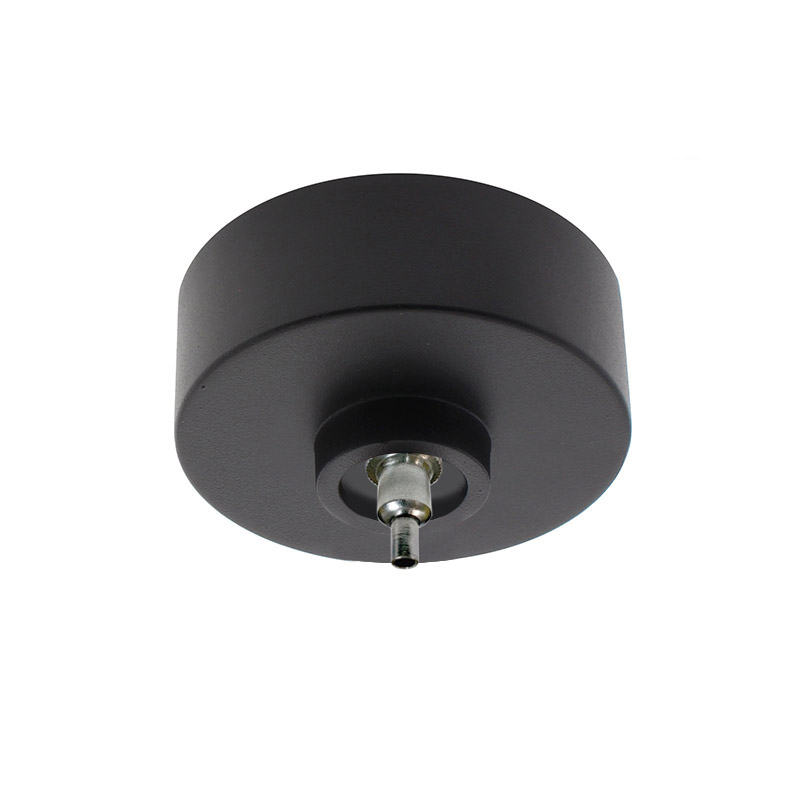 Florón redondo negro, Ø75mm, Ø3mm - XauenBatt Iluminación