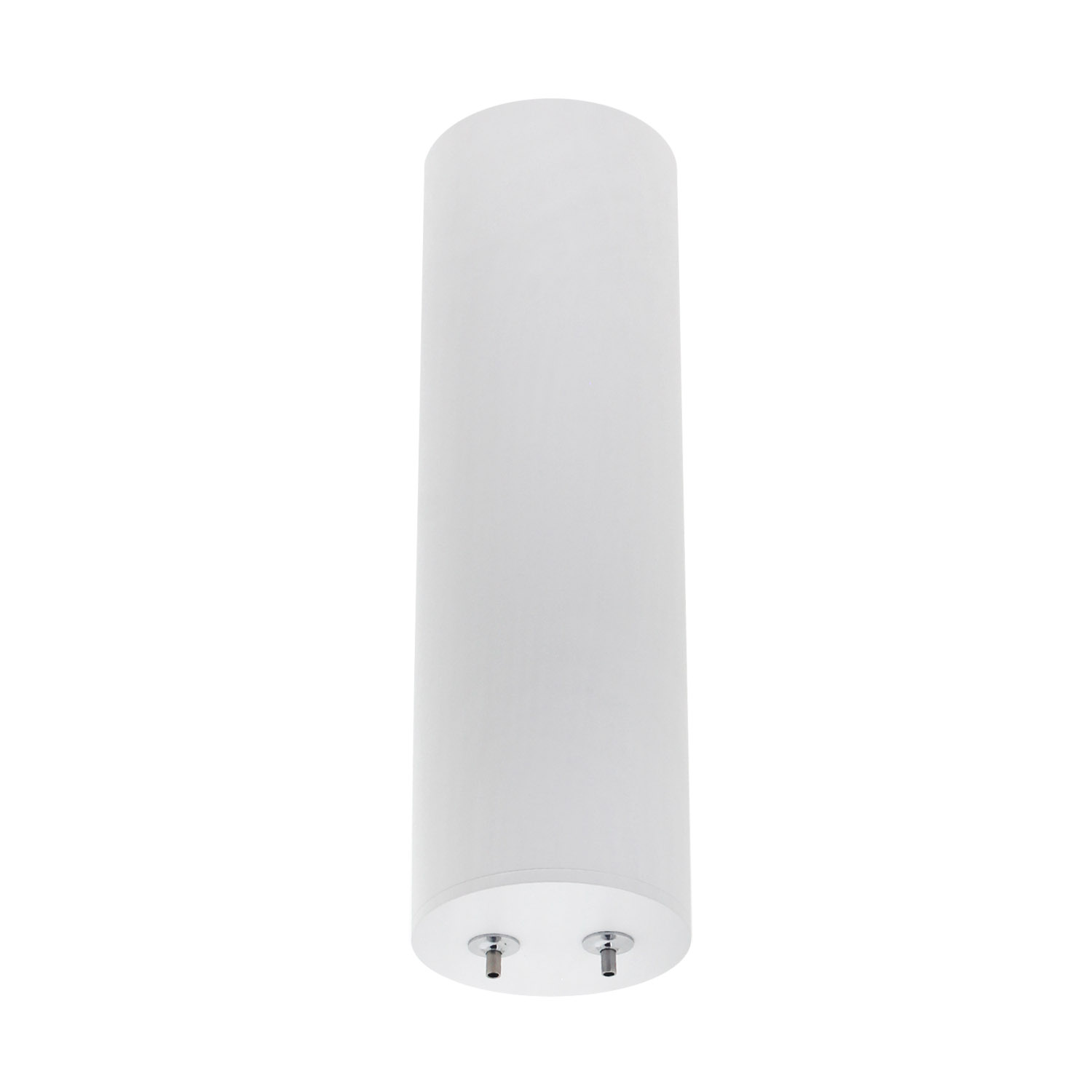 Florón redondo blanco, Ø75x250mm - XauenBatt Iluminación
