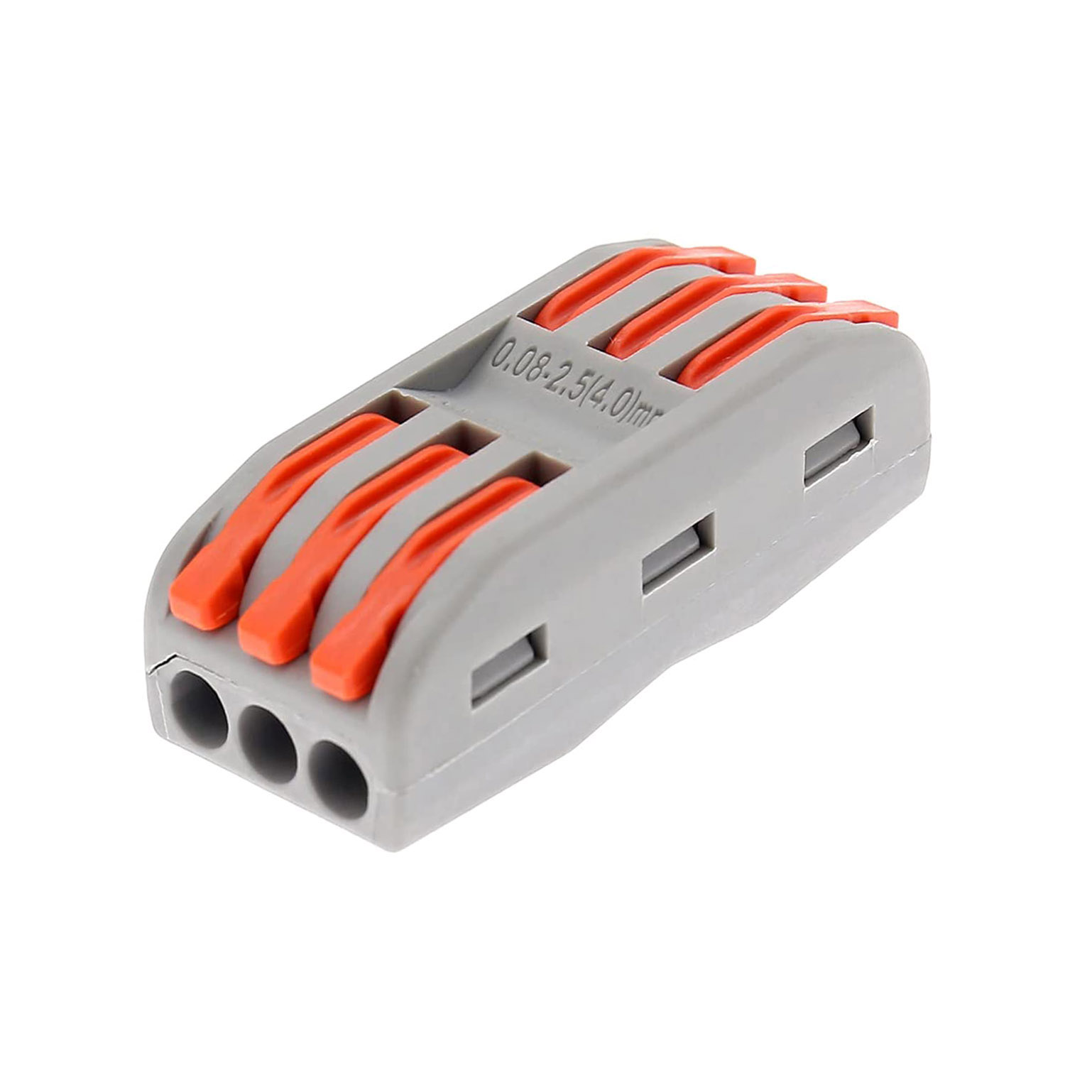 Conector rápido doble para 3 cables 0,08-2,5mm2 - XauenBatt Iluminación