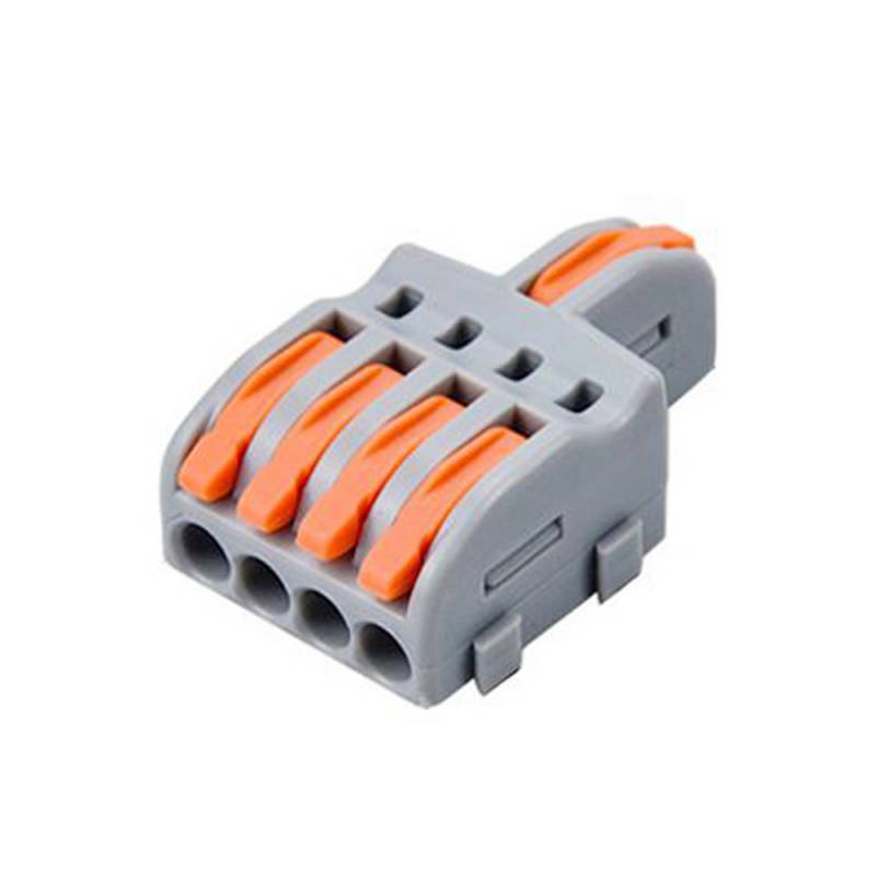 Conector rápido 1 a 4 cables 0,2-2,5mm2 - XauenBatt Iluminación