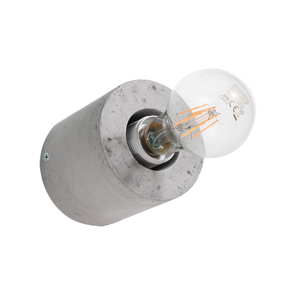 Lámpara de hormigón para pared SALGADO, E27 - XauenBatt Iluminación