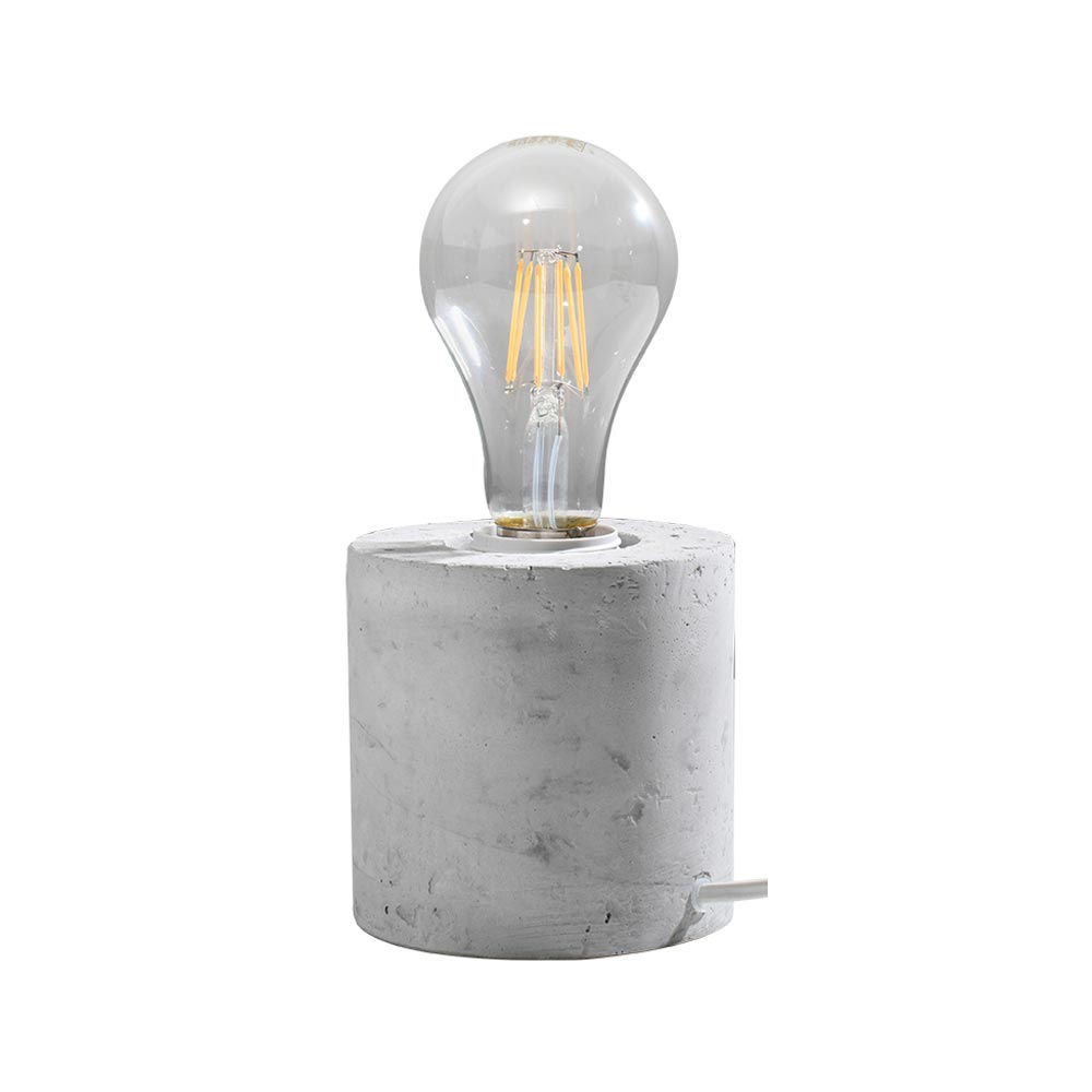 Lámpara de hormigón para mesa SALGADO, E27 - XauenBatt Iluminación