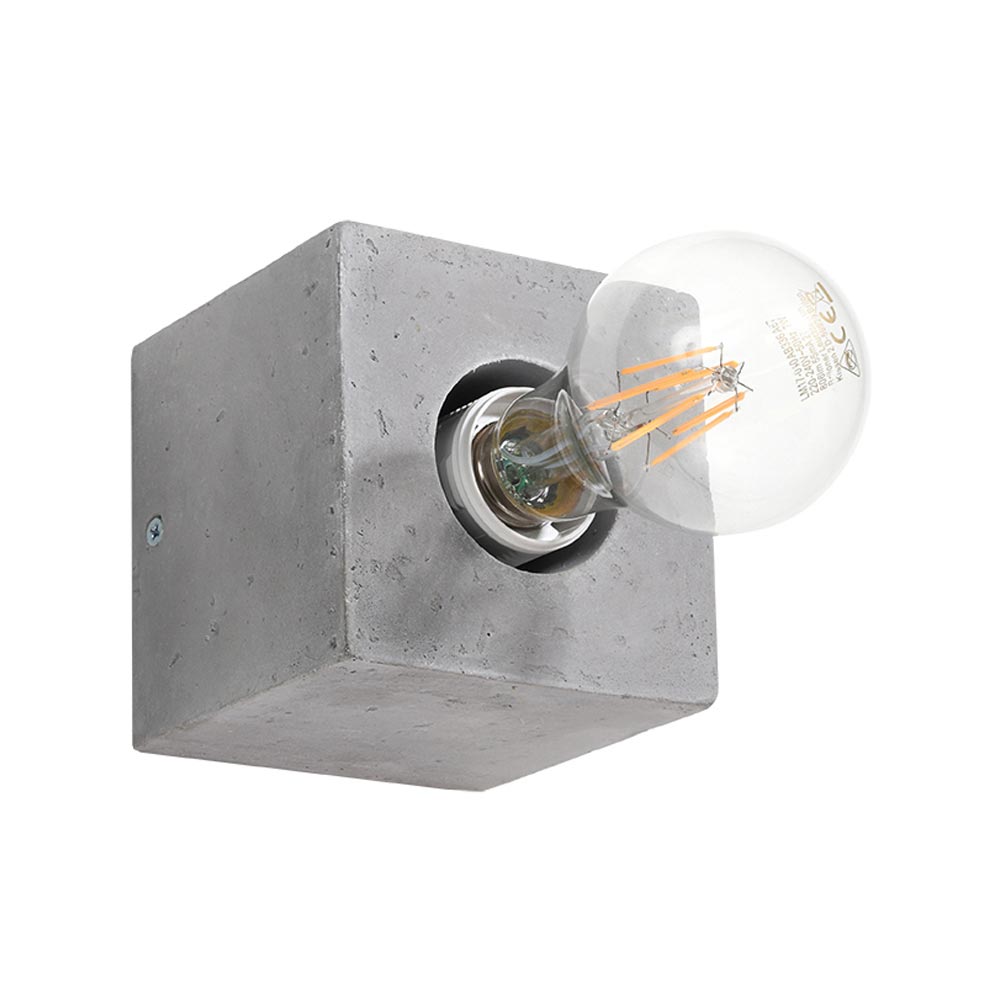 Aplique de hormigón ARIZ, E27 - XauenBatt Iluminación