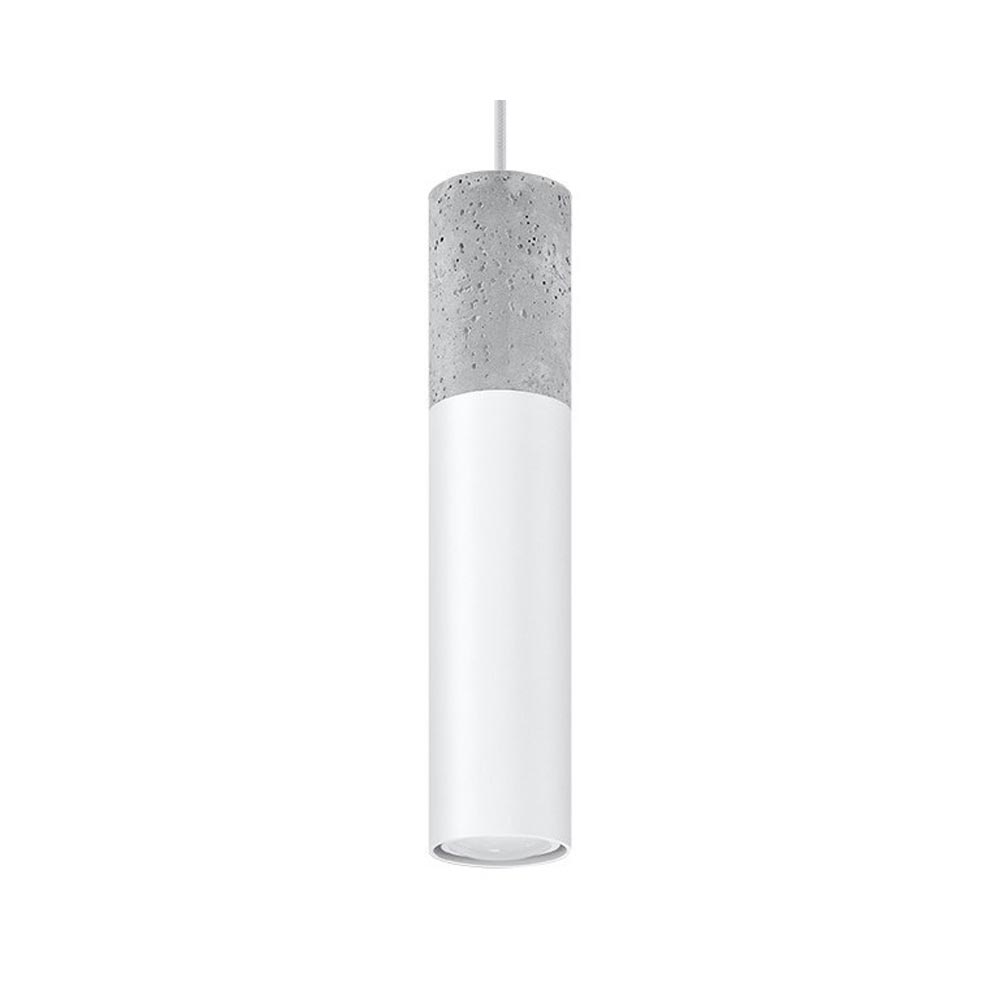 Lámpara colgante BORGIO 1 blanca, GU10 - XauenBatt Iluminación