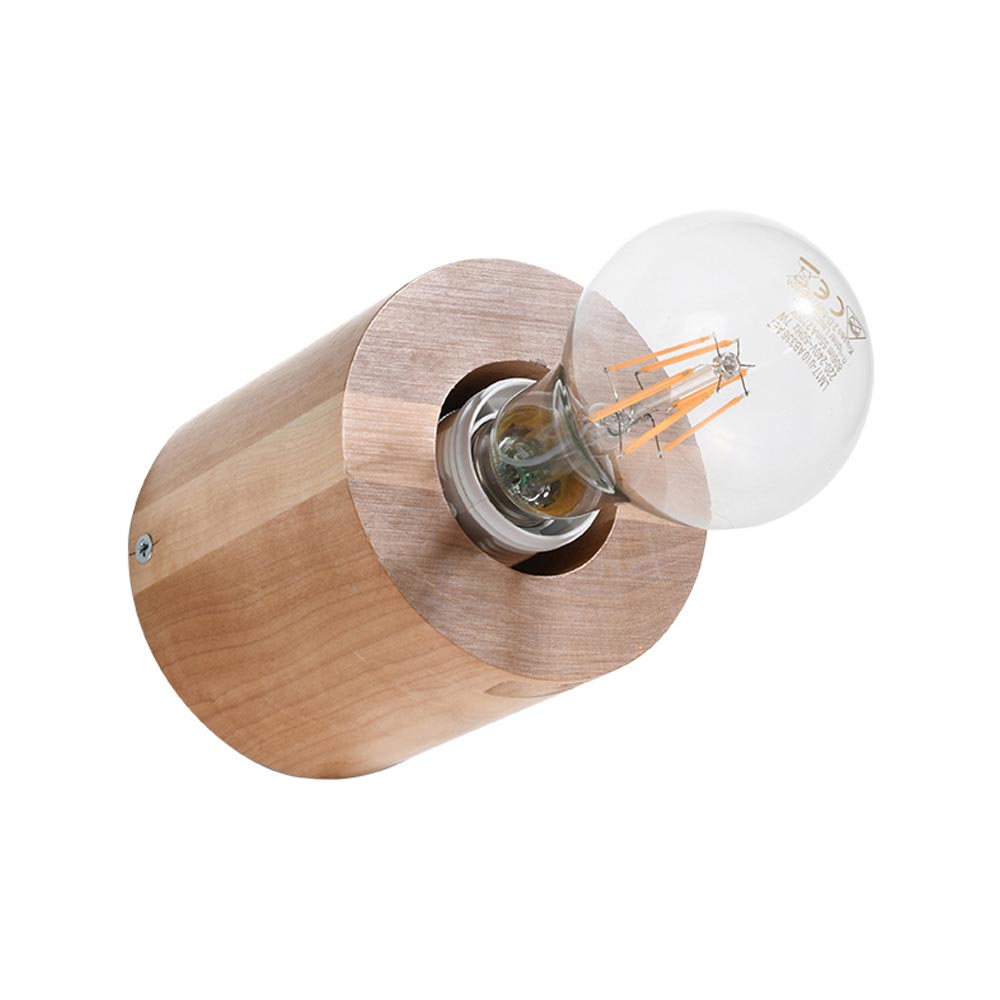 Lámpara de Madera para pared SALGADO, E27 - XauenBatt Iluminación
