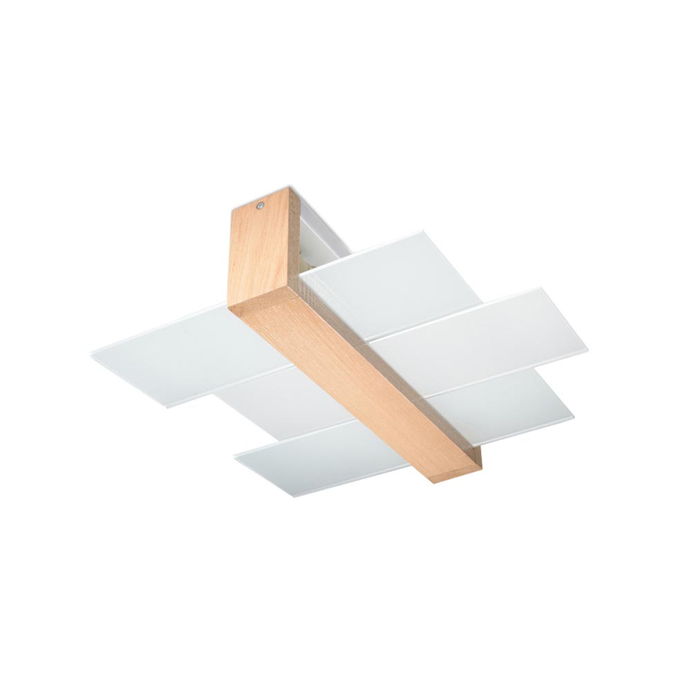 Aplique de techo de Madera FENIKS 2, E27 - XauenBatt Iluminación