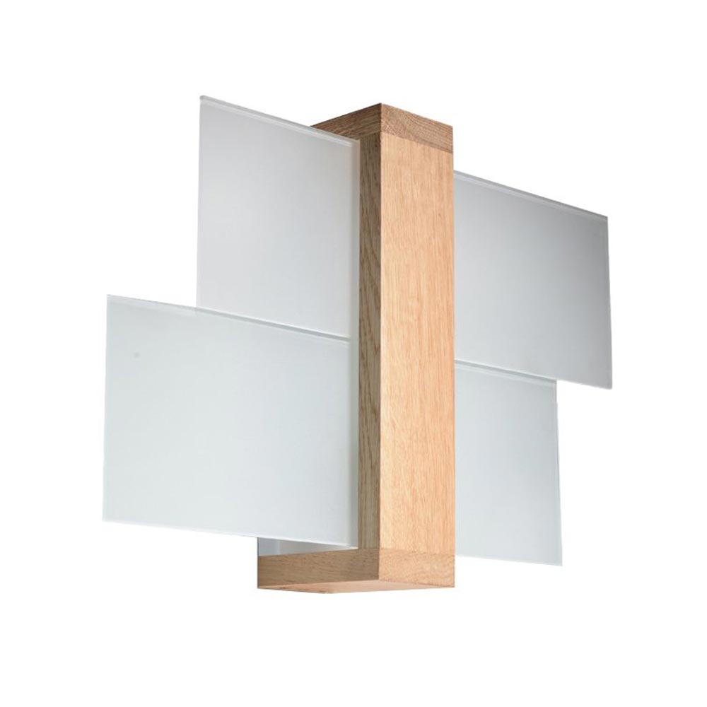 Aplique de pared de Madera FENIKS 1, E27 - XauenBatt Iluminación