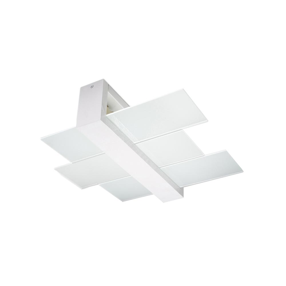 Aplique de techo FENIKS 2 blanco, E27 - XauenBatt Iluminación