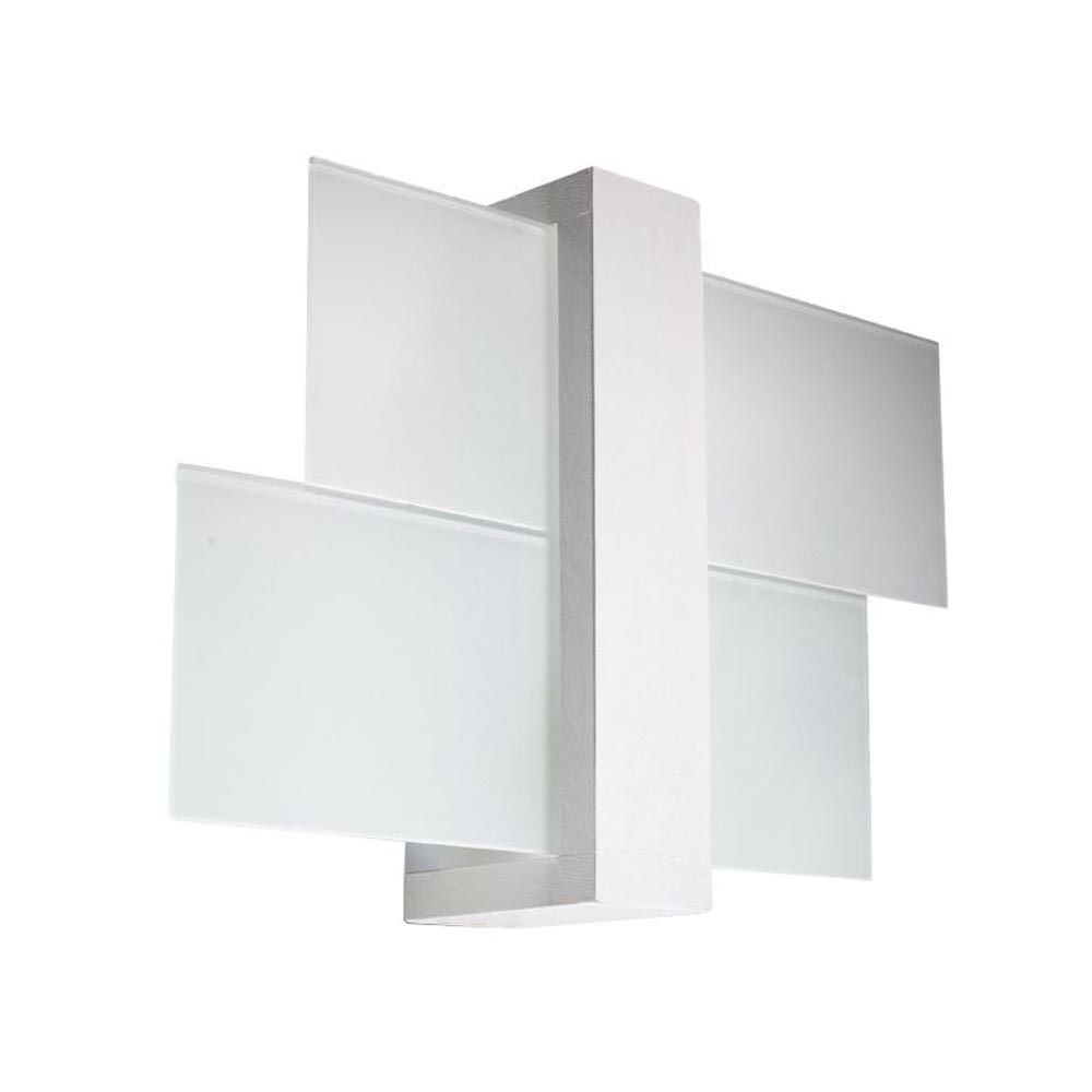 Aplique de pared FENIKS 1 blanco, E27 - XauenBatt Iluminación