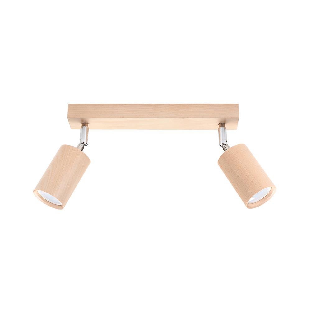 Aplique de techo BERG 2 de madera, GU10 - XauenBatt Iluminación