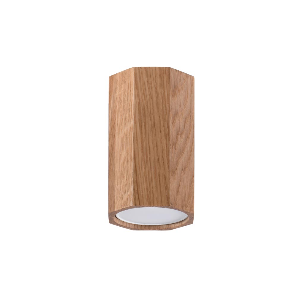 Aplique de techo ZEKE 10, roble, GU10 - XauenBatt Iluminación
