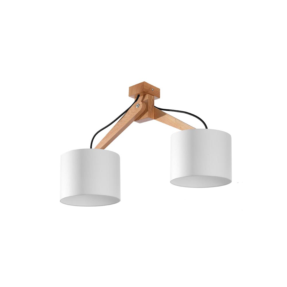 Aplique de techo LEGNO 2, E27 - XauenBatt Iluminación