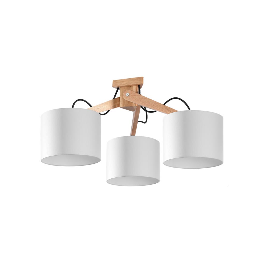 Aplique de techo LEGNO 3, E27 - XauenBatt Iluminación
