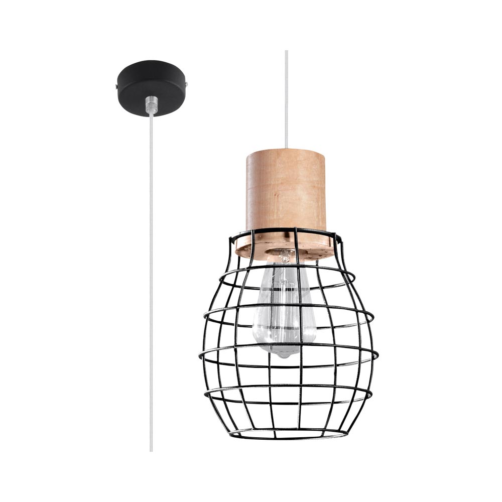 Lámpara colgante RIDA, E27 - XauenBatt Iluminación